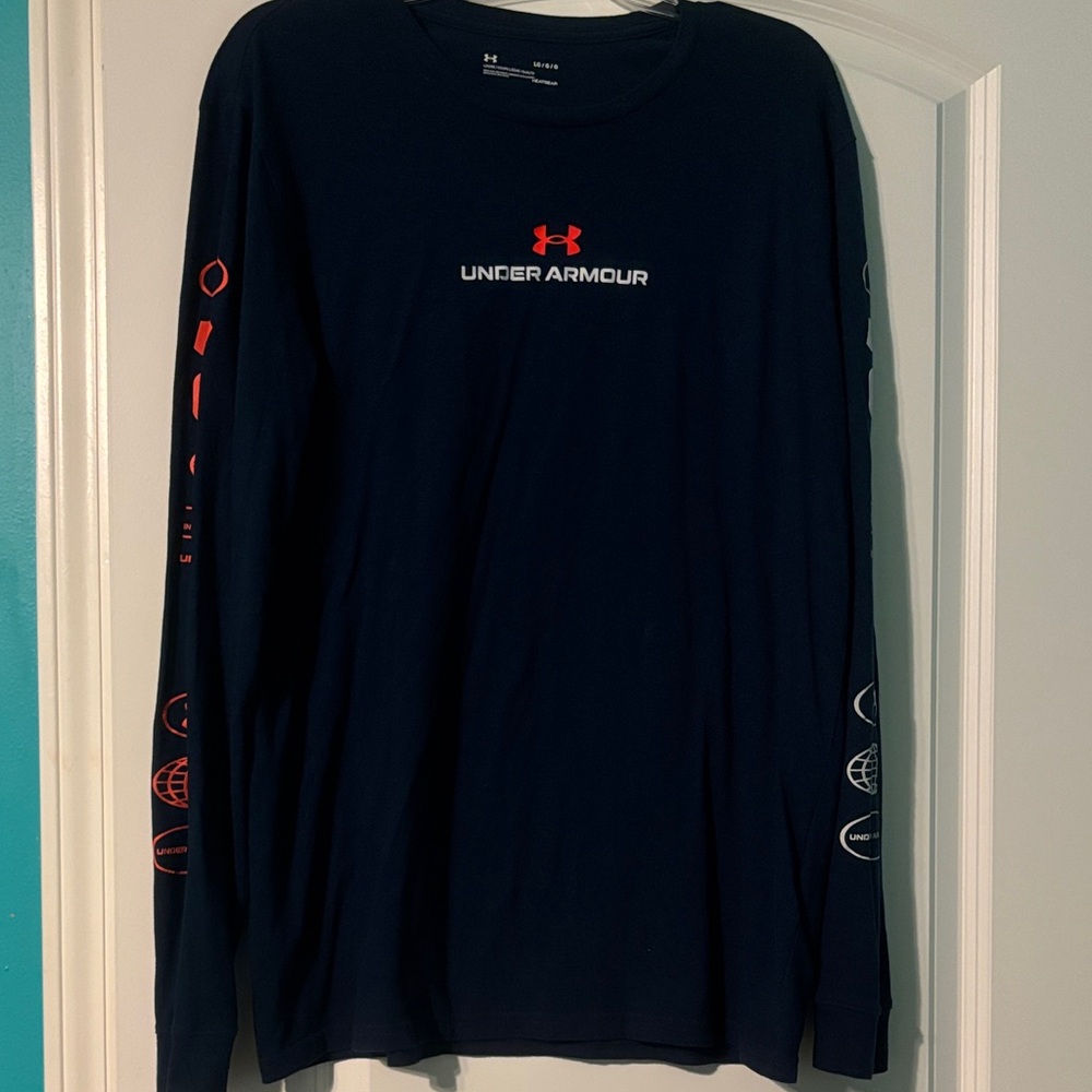 Under Armour Men's Dark Blue Long Sleeve Tee
